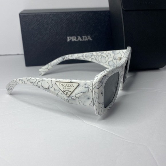 💯 - New - Prada Eyewear Symbole rectangular-frame sunglasses - Picture 9 of 17